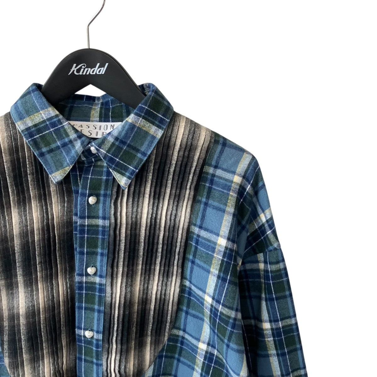 24AWCOMBINATION CHECK FLANNEL SHIRT長袖シャツPD24AS01