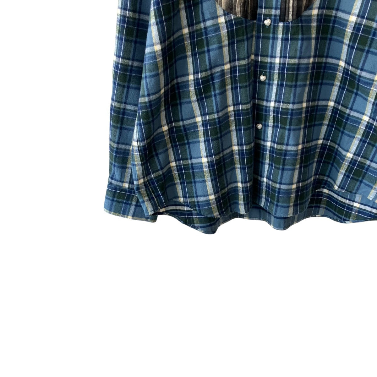 24AWCOMBINATION CHECK FLANNEL SHIRT長袖シャツPD24AS01