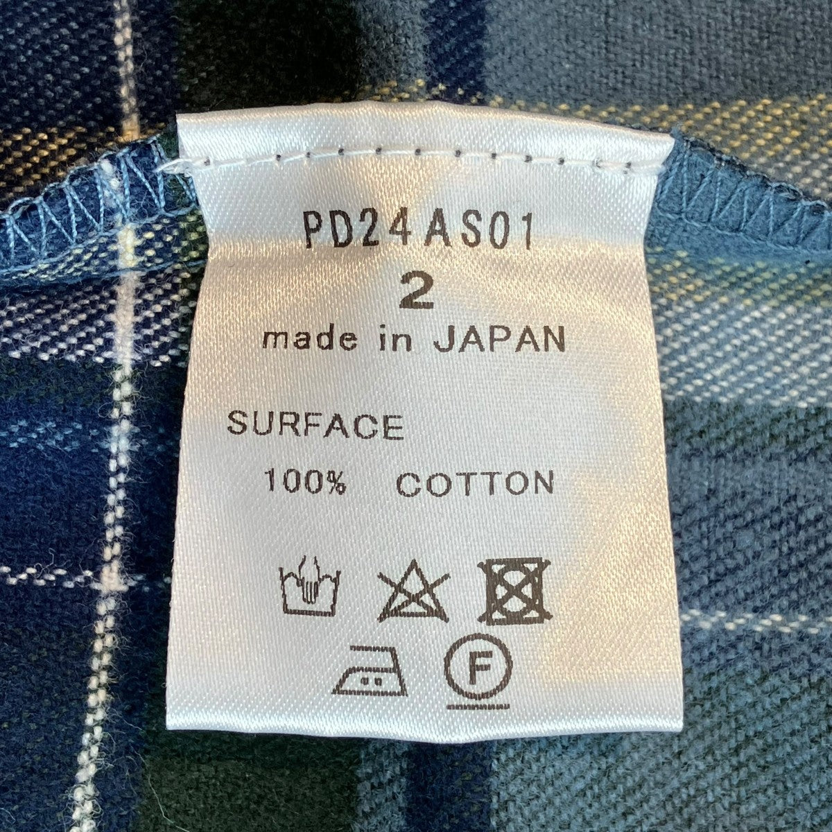 24AWCOMBINATION CHECK FLANNEL SHIRT長袖シャツPD24AS01