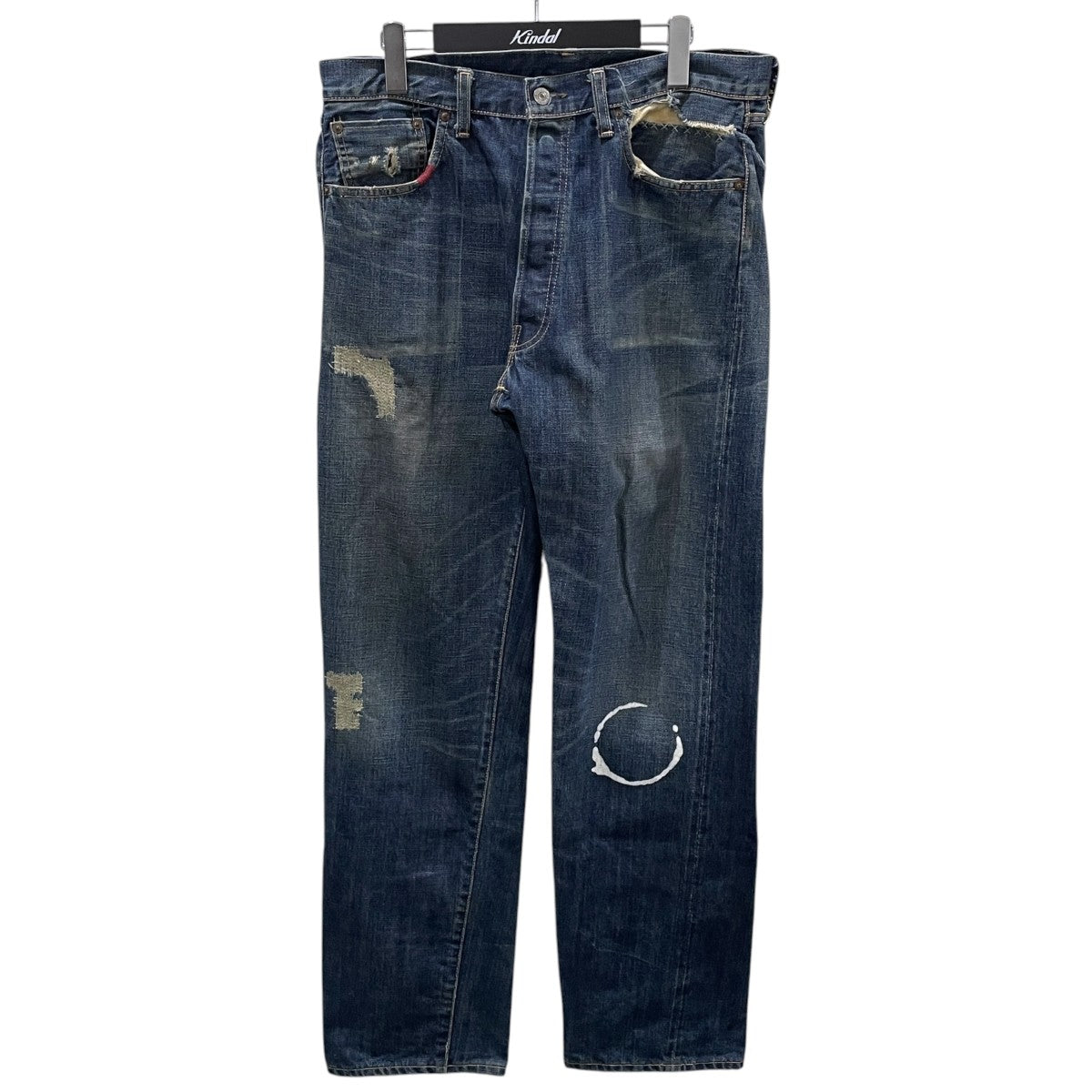 加工デニムパンツ 55年モデル 55501 日本製 BIG E ナチュラル ミッド ユーズド NATURAL MID USED J18415