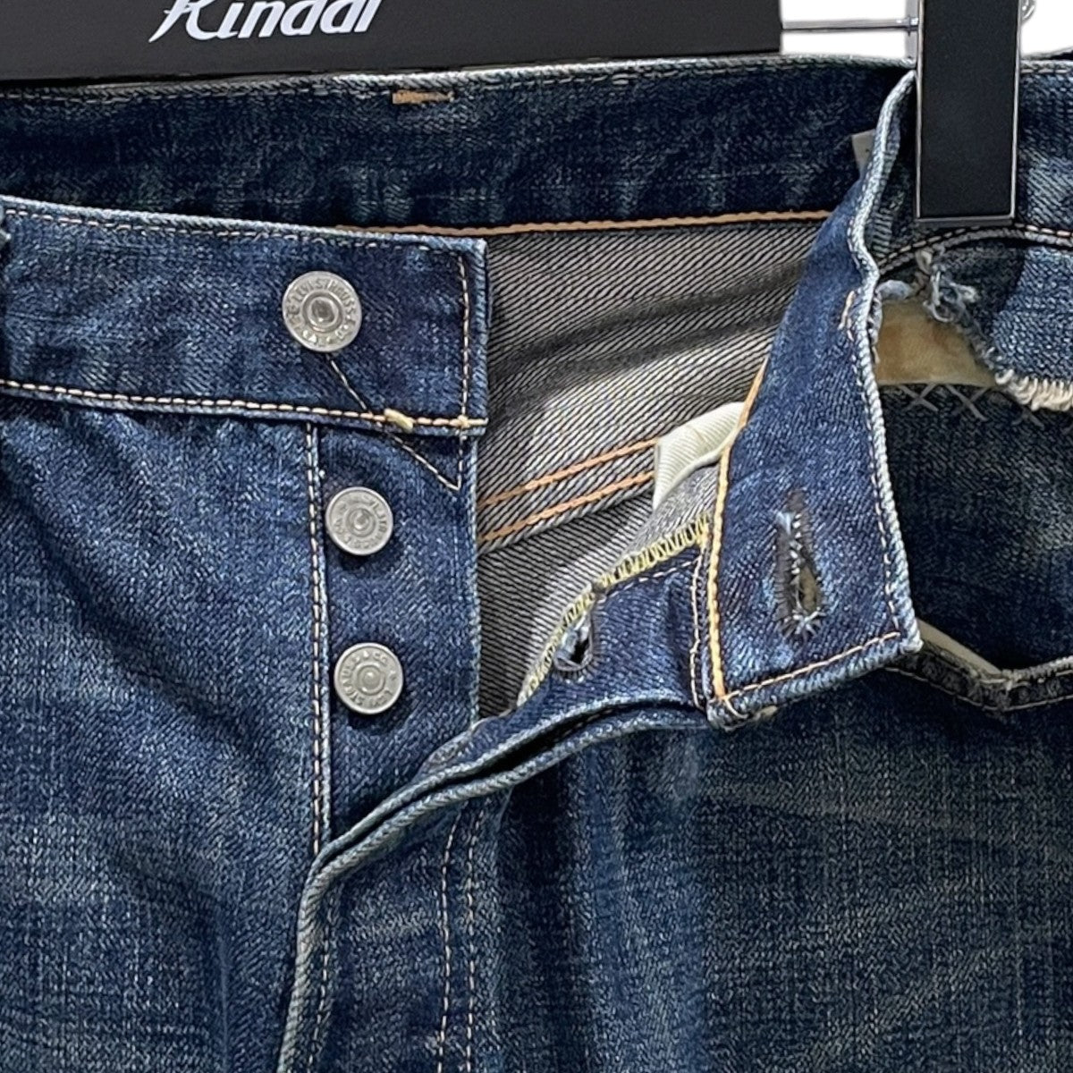 加工デニムパンツ 55年モデル 55501 日本製 BIG E ナチュラル ミッド ユーズド NATURAL MID USED J18415