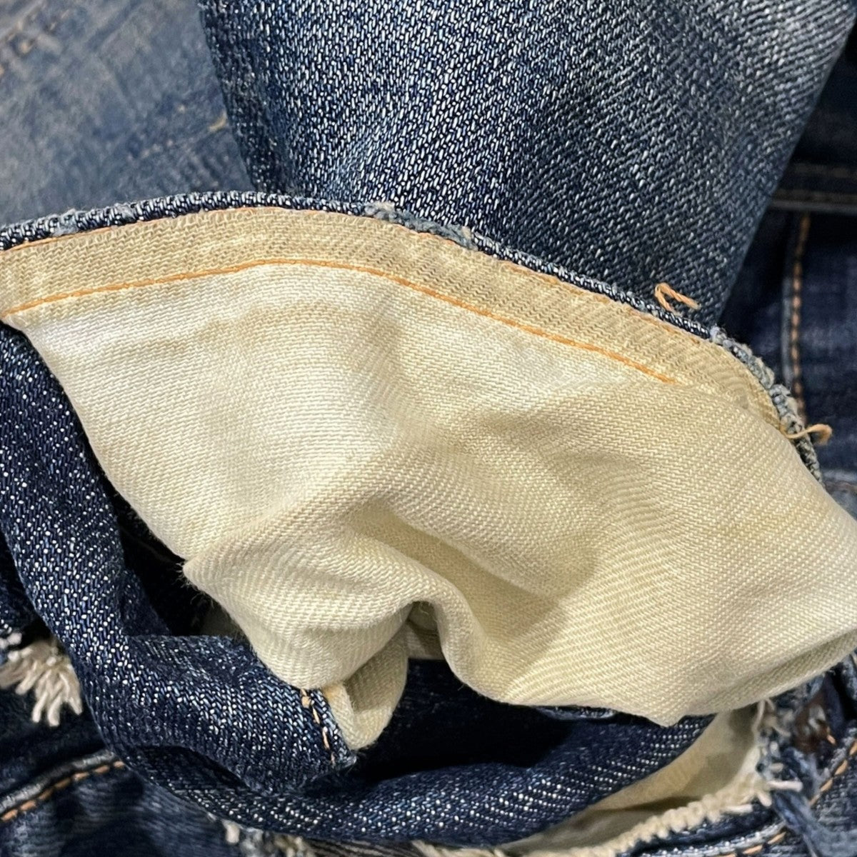 加工デニムパンツ 55年モデル 55501 日本製 BIG E ナチュラル ミッド ユーズド NATURAL MID USED J18415