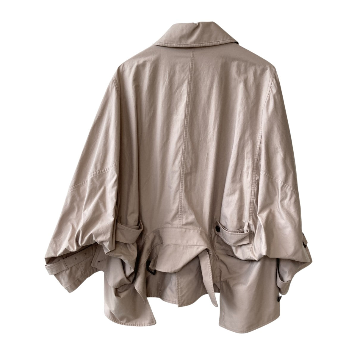 double-end technical twill trenchcoatショートトレンチコート1626103009