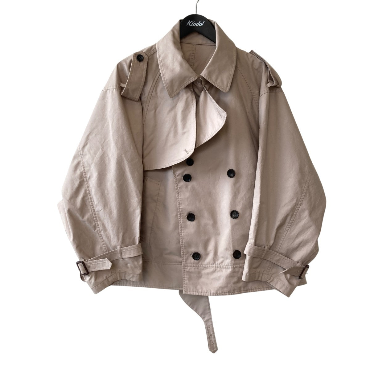 double-end technical twill trenchcoatショートトレンチコート1626103009