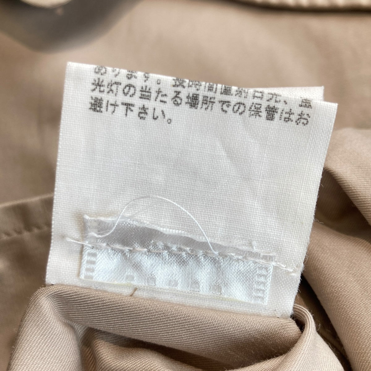 double-end technical twill trenchcoatショートトレンチコート1626103009