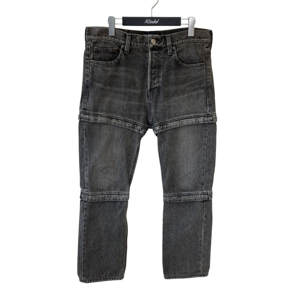 BALENCIAGA(バレンシアガ) ZIPPED 3 IN 1 JEANSデニムパンツ509126