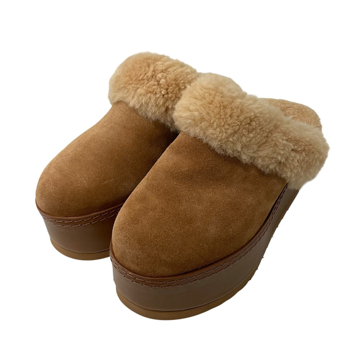 DANA - WEDGE MULE IN Suede Calfskinミュール360083003C
