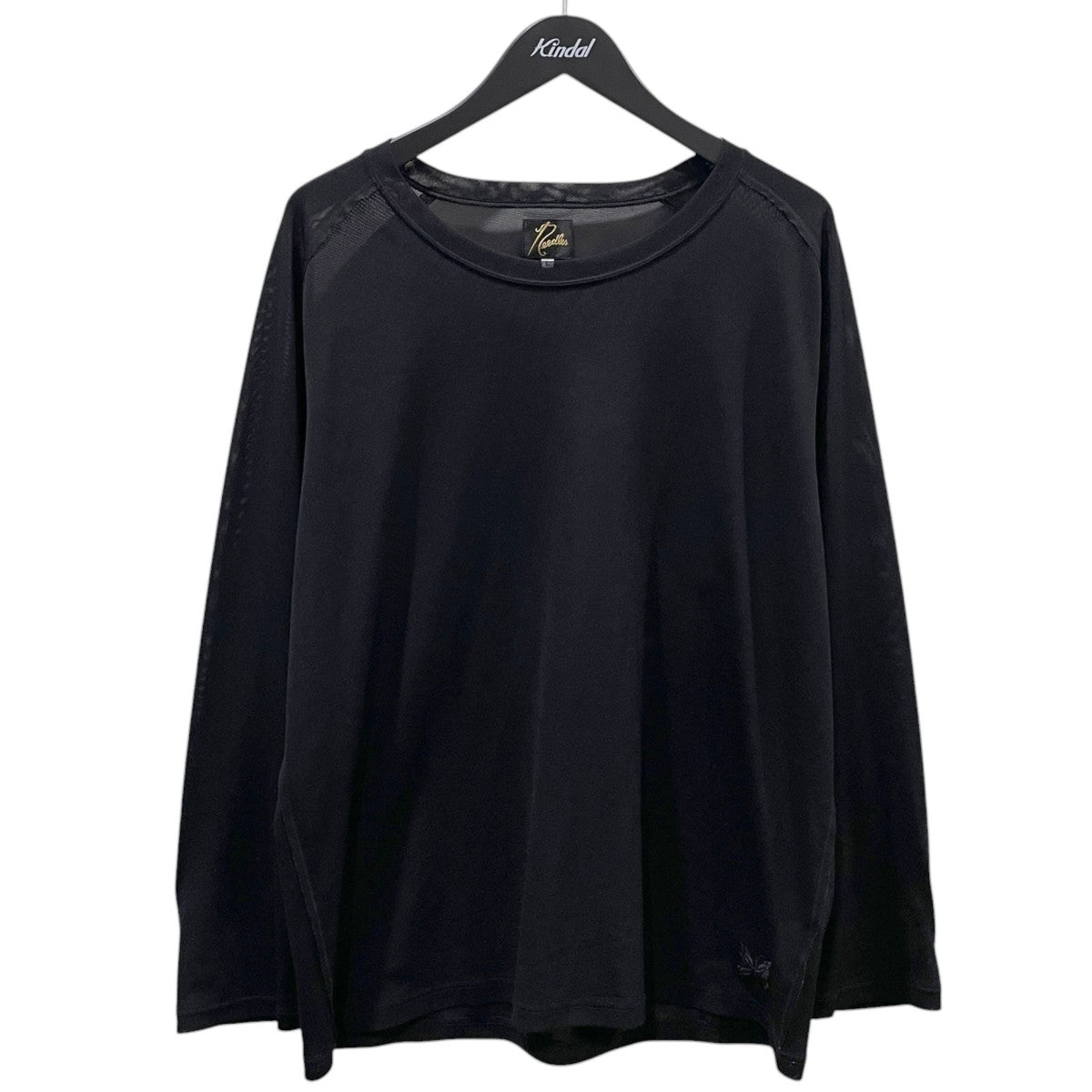 Needles 24SS メッシュカットソー L／S U Neck Tee -Poly Mesh ロングスリーブUネックティー - ポリメッシュ OT254 古着・中古-1枚目のアイテム画像