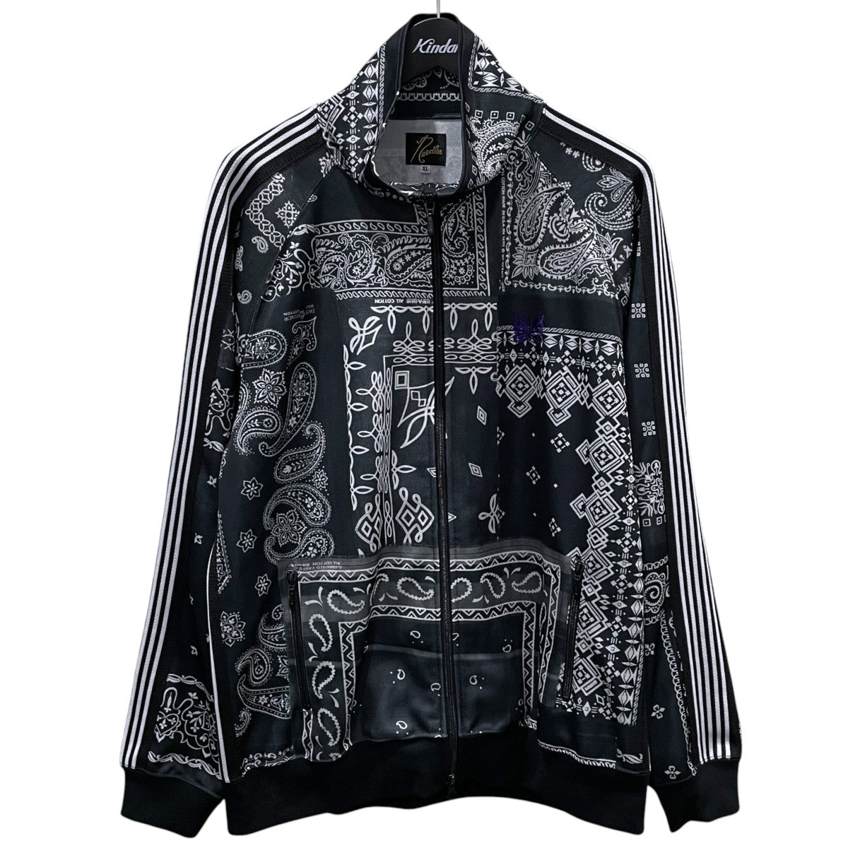 25SS バンダナ柄ジップアップジャケット Track Jacket - Poly Smooth Bandana Pt トラックジャケット - ポリスムース バンダナプリント PU1720