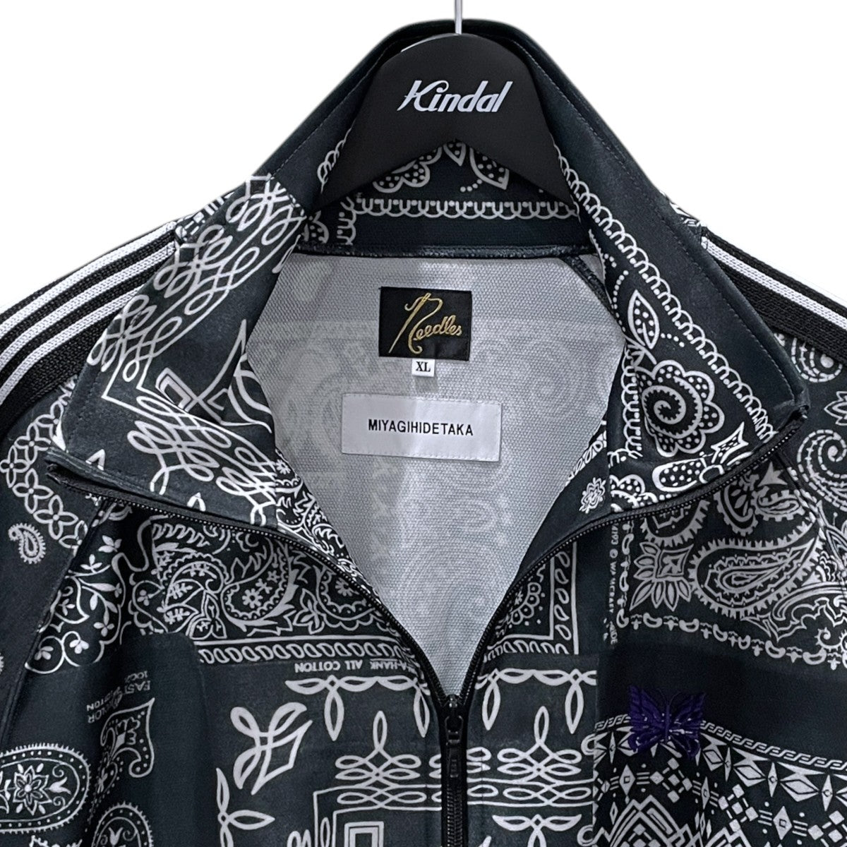 25SS バンダナ柄ジップアップジャケット Track Jacket - Poly Smooth Bandana Pt トラックジャケット - ポリスムース バンダナプリント PU1720