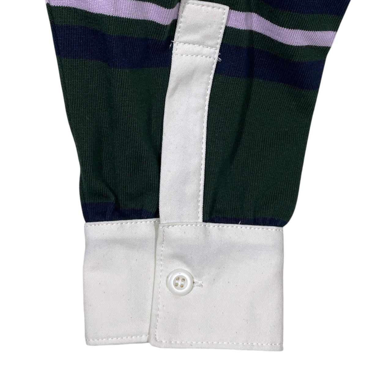 25SS ボーダー柄長袖カットソー spring rugger shirt スプリング ラガーシャツ KM25SPG06