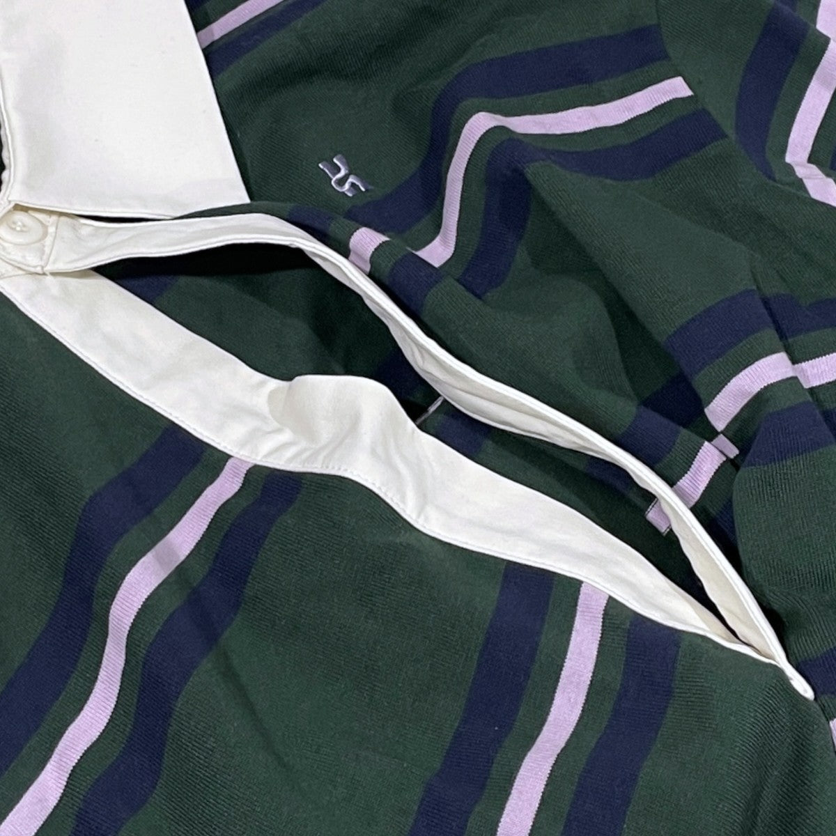 25SS ボーダー柄長袖カットソー spring rugger shirt スプリング ラガーシャツ KM25SPG06