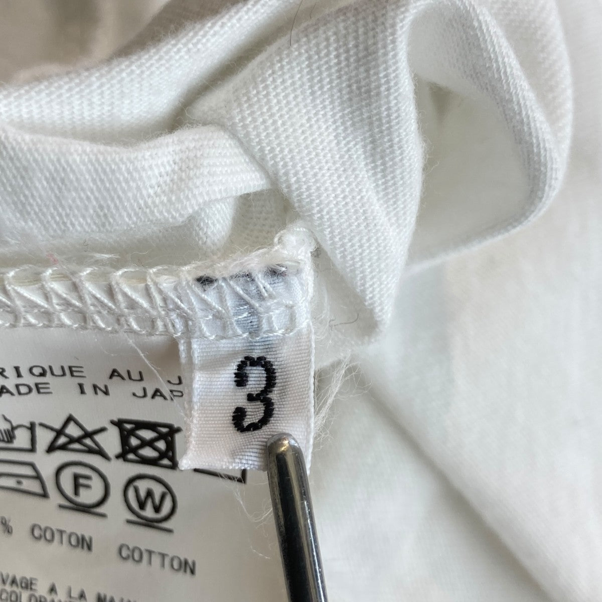 Yohji Yamamoto pour homme 20SS長袖カットソーHN-T03-073 古着・中古-4枚目のアイテム画像