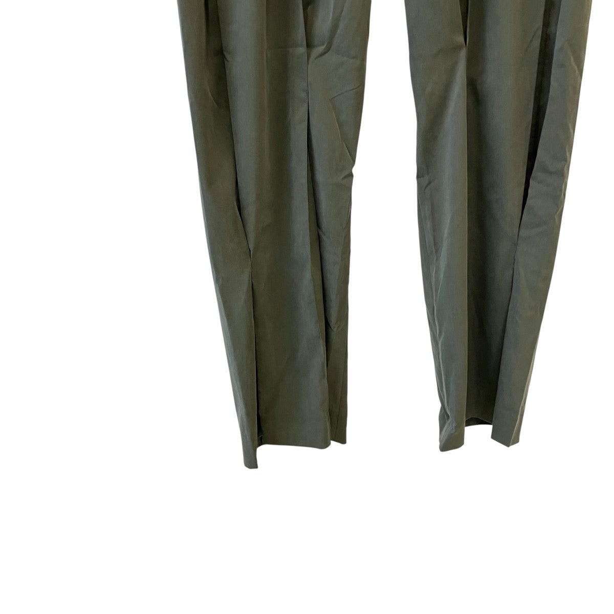 KHOKI Tuck-detail pantsパンツ25FW-P-09-KHAKI 古着・中古-4枚目のアイテム画像