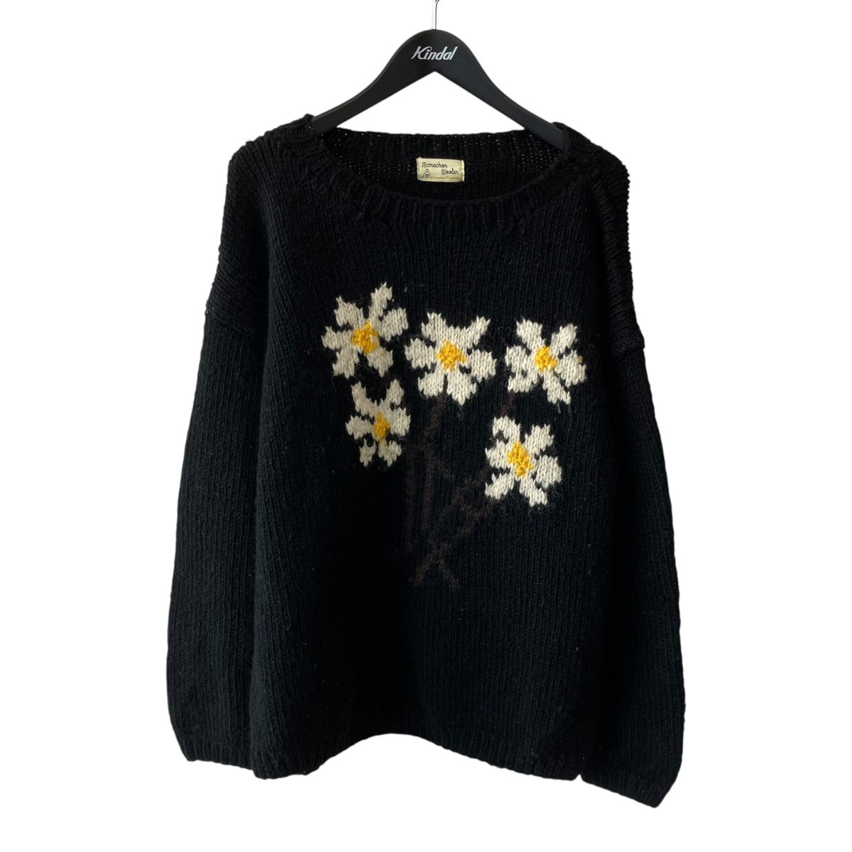 Roll Neck Knit-5 Flower花柄ニット785-3940202