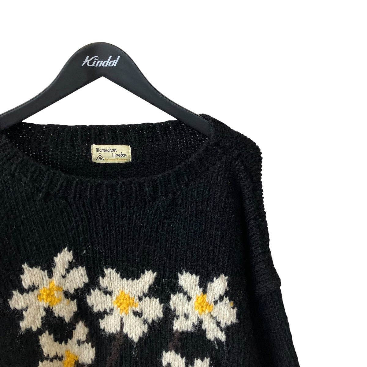 Roll Neck Knit-5 Flower花柄ニット785-3940202