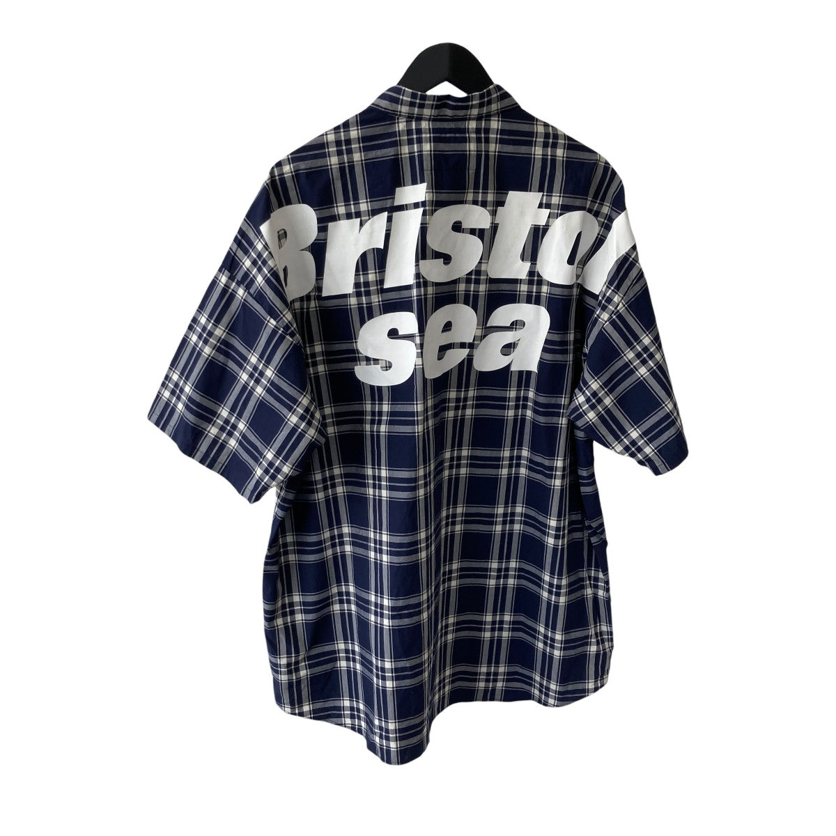 F．C．R．B．×WIND AND SEA BRISTOL SEA S／S BAGGY SHIRTチェックシャツFCRB-220153 古着・中古-2枚目のアイテム画像