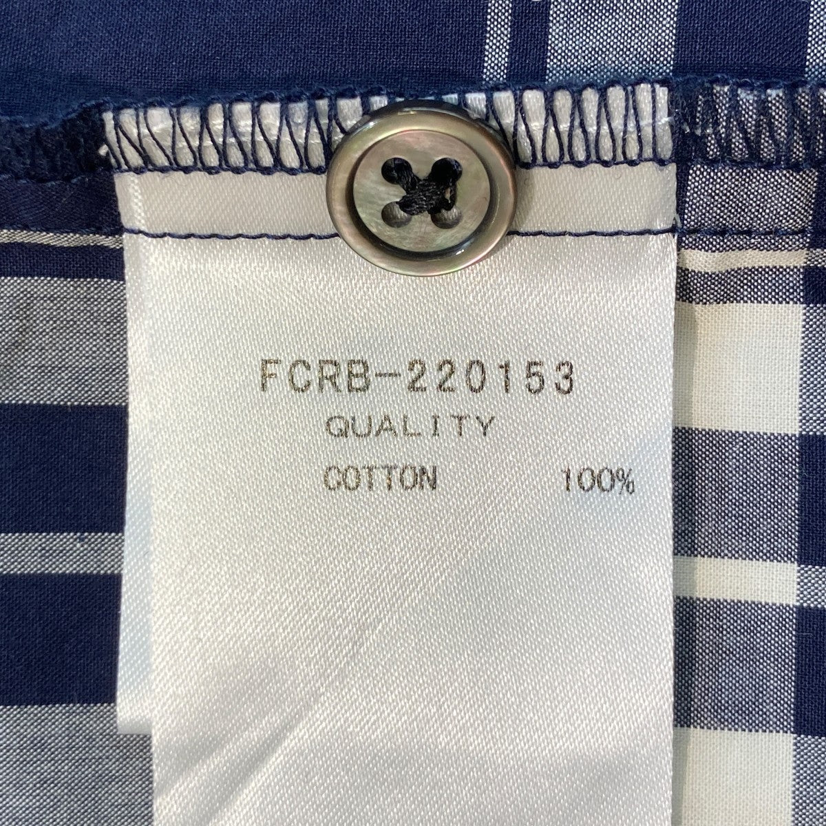 F．C．R．B．×WIND AND SEA BRISTOL SEA S／S BAGGY SHIRTチェックシャツFCRB-220153 古着・中古-6枚目のアイテム画像