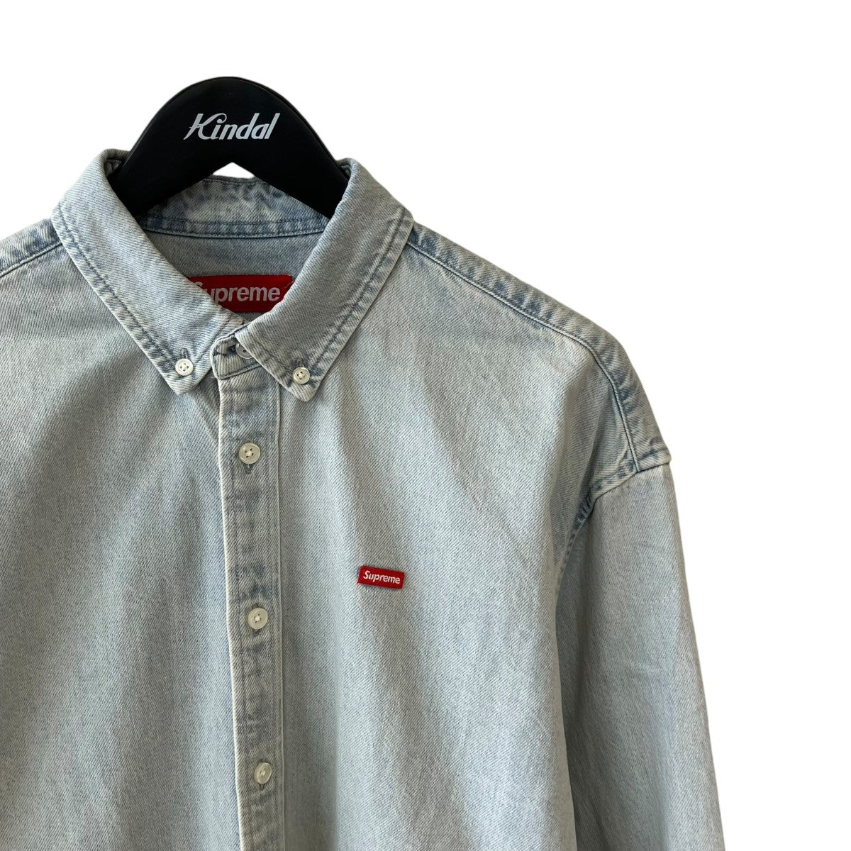 Supreme SMALL BOX LOGOボタンダウンシャツ 古着・中古-3枚目のアイテム画像
