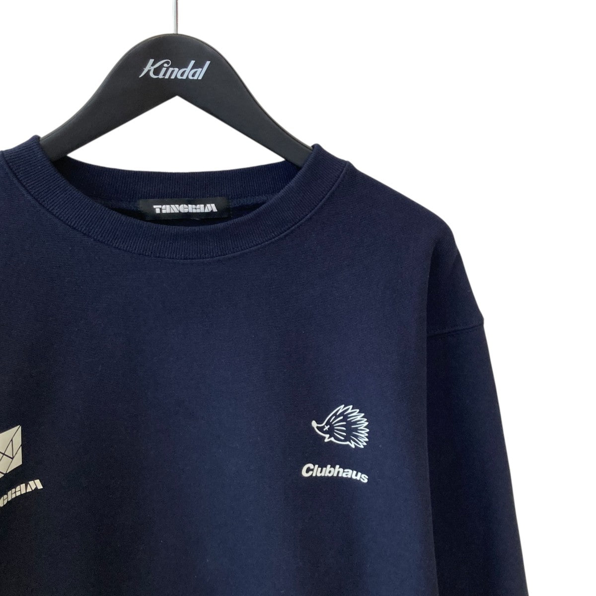 TANGRAM×Clubhaus HEAVY WEIGHT CREWトレーナーTGA-MT53 古着・中古-3枚目のアイテム画像