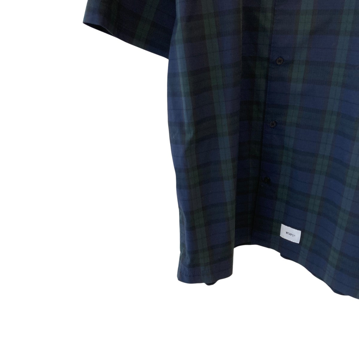 WTAPS 半袖チェックシャツ211TQDT-SHM03 古着・中古-4枚目のアイテム画像