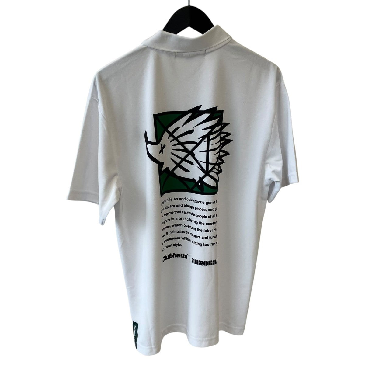 TANGRAM×Clubhouse TURF HEDGEHOG POLO SHIRTSポロシャツTGS-MPL40 古着・中古-2枚目のアイテム画像
