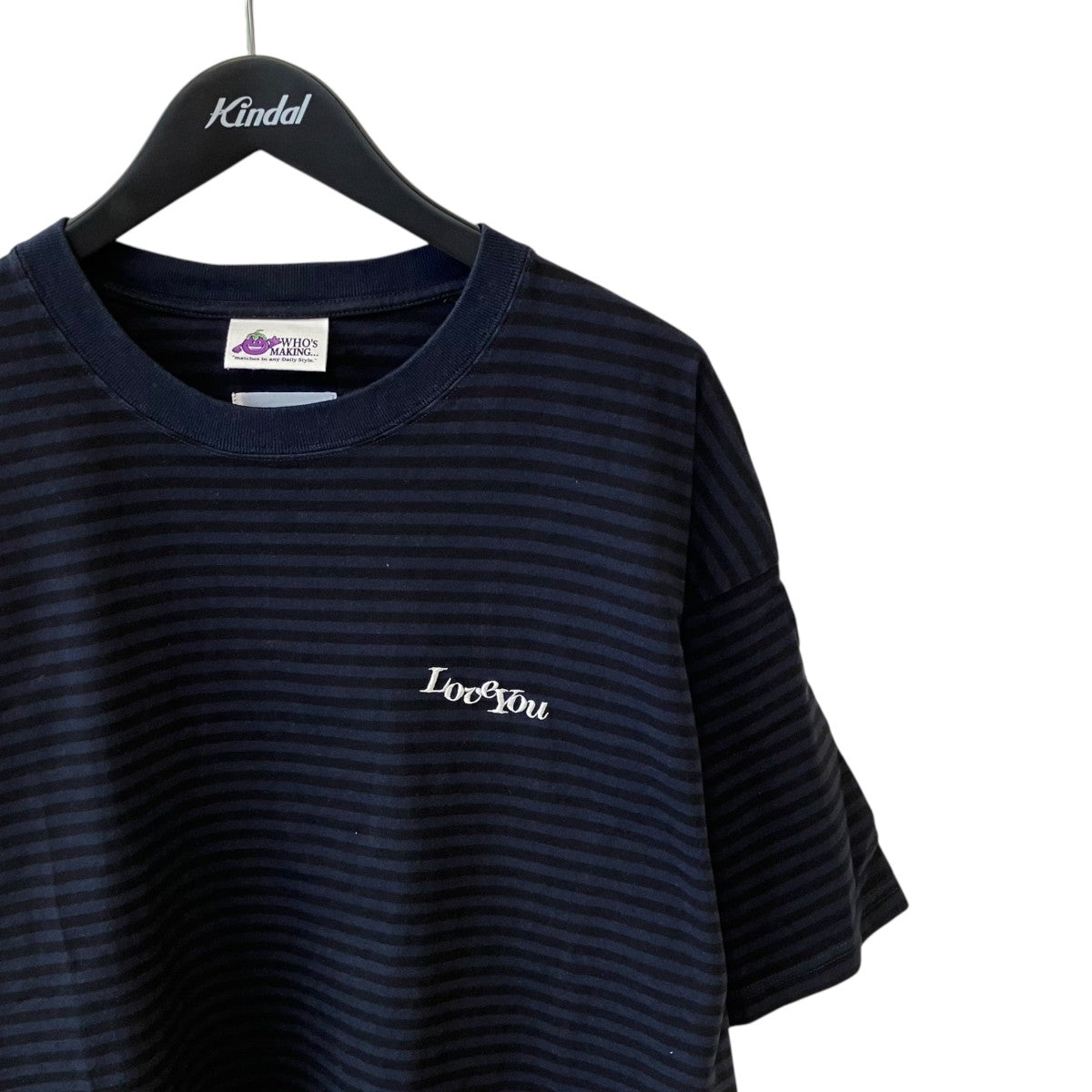 19SO Who’s making Short sleeve border TeeボーダーTシャツ 古着・中古-3枚目のアイテム画像