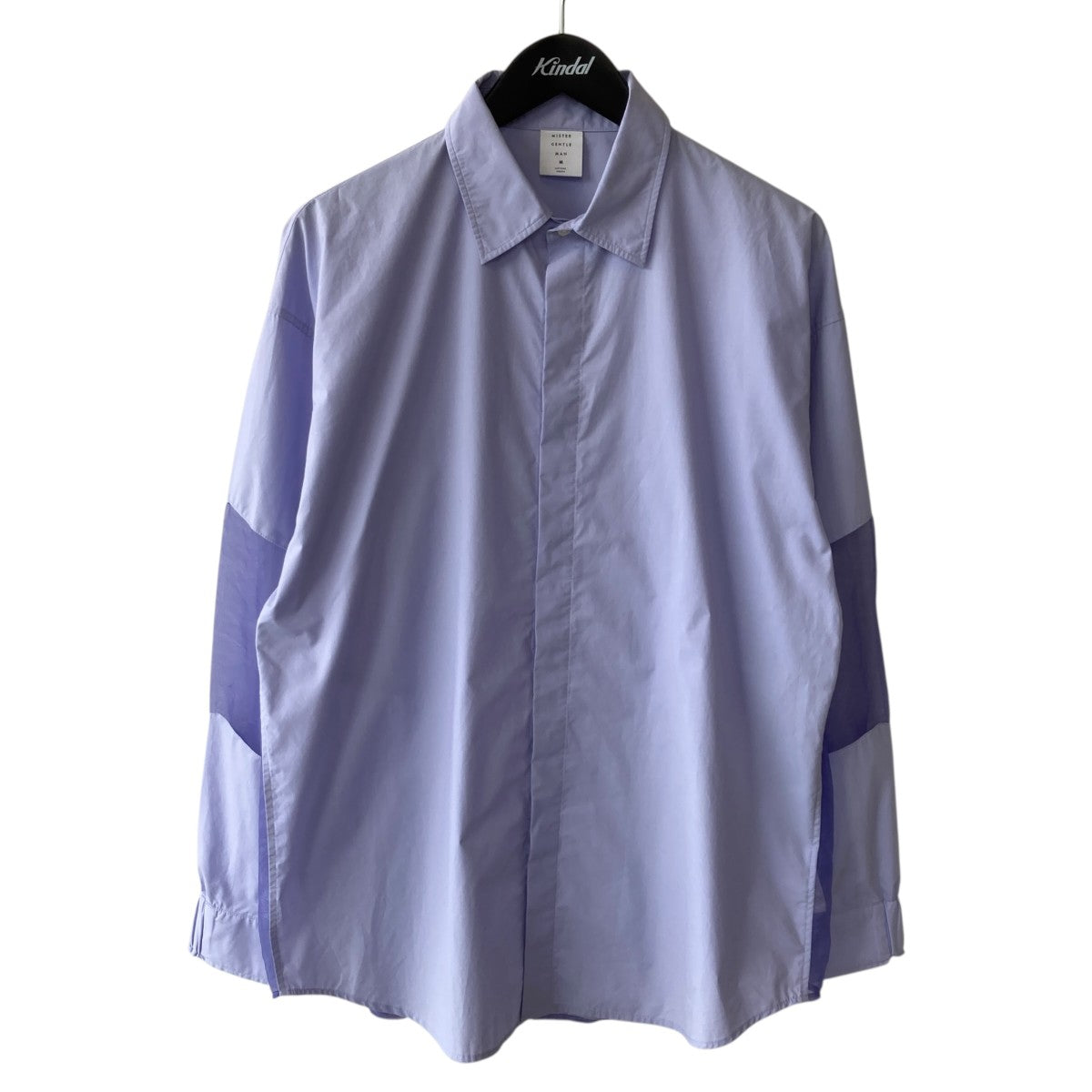 ORGANZA SWITCHED SHIRT長袖シャツMGS-SH05