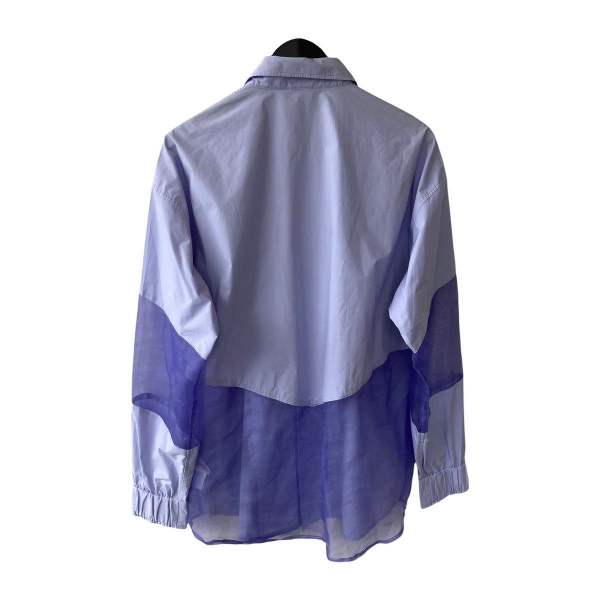 ORGANZA SWITCHED SHIRT長袖シャツMGS-SH05