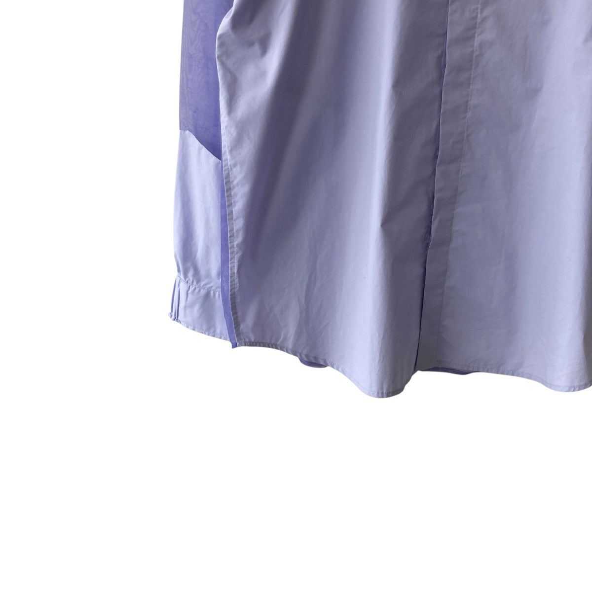ORGANZA SWITCHED SHIRT長袖シャツMGS-SH05