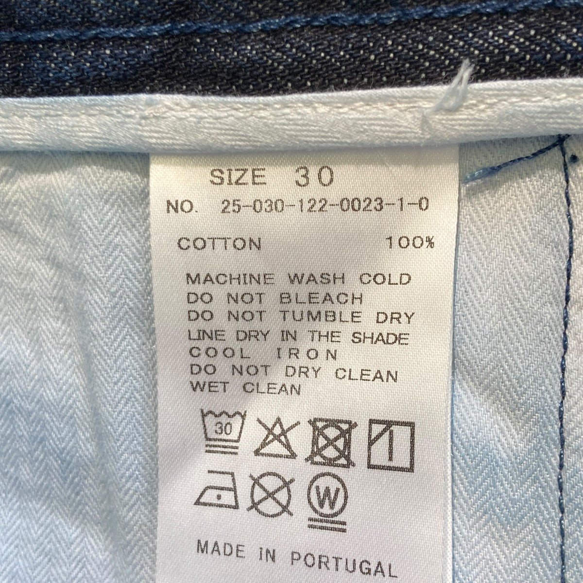 Double-Pleated Denim Pantデニムパンツ25-030-122-0023-1-0