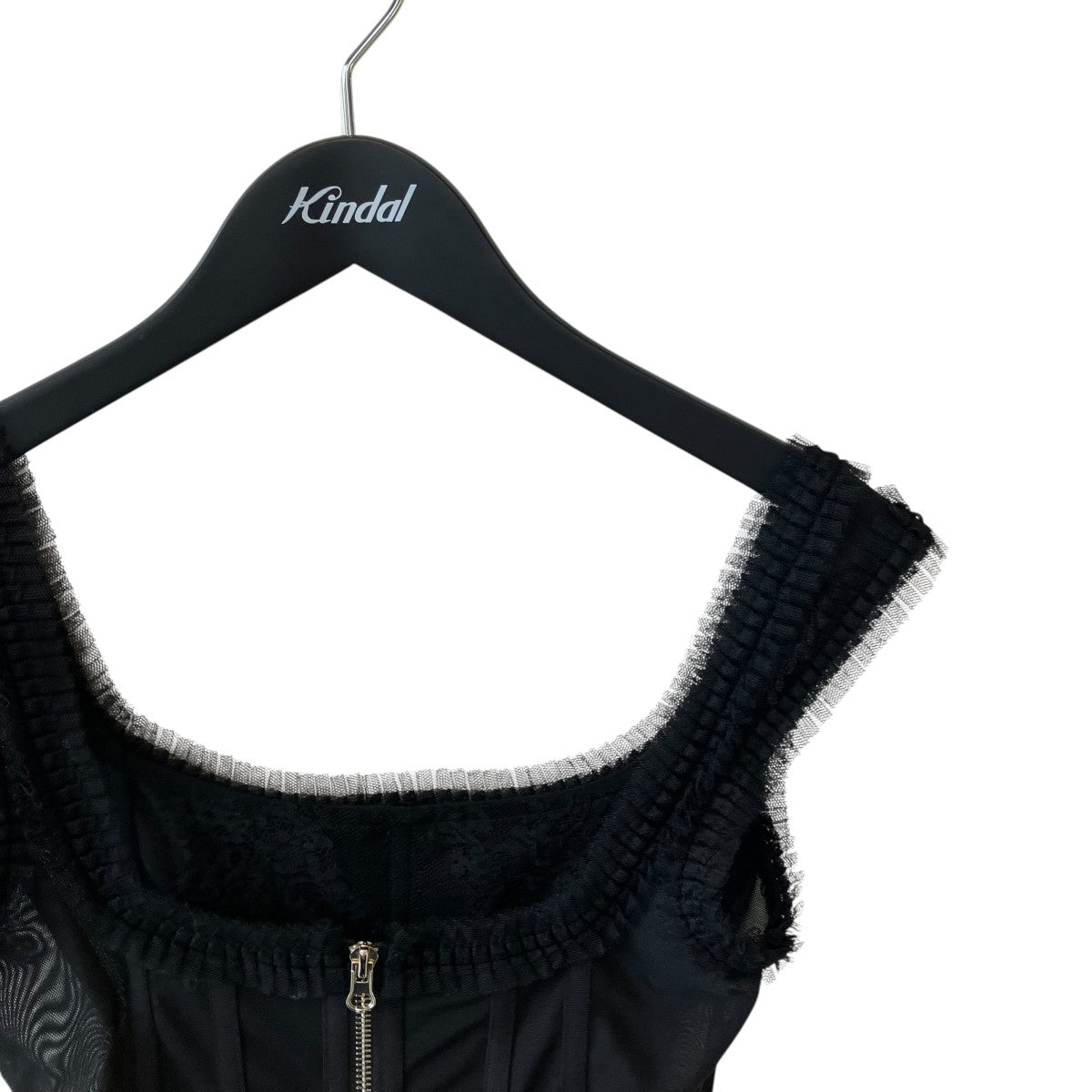 NO DRESS LACE TRIM MESH CORSETコルセットNO07-BLK 古着・中古-3枚目のアイテム画像