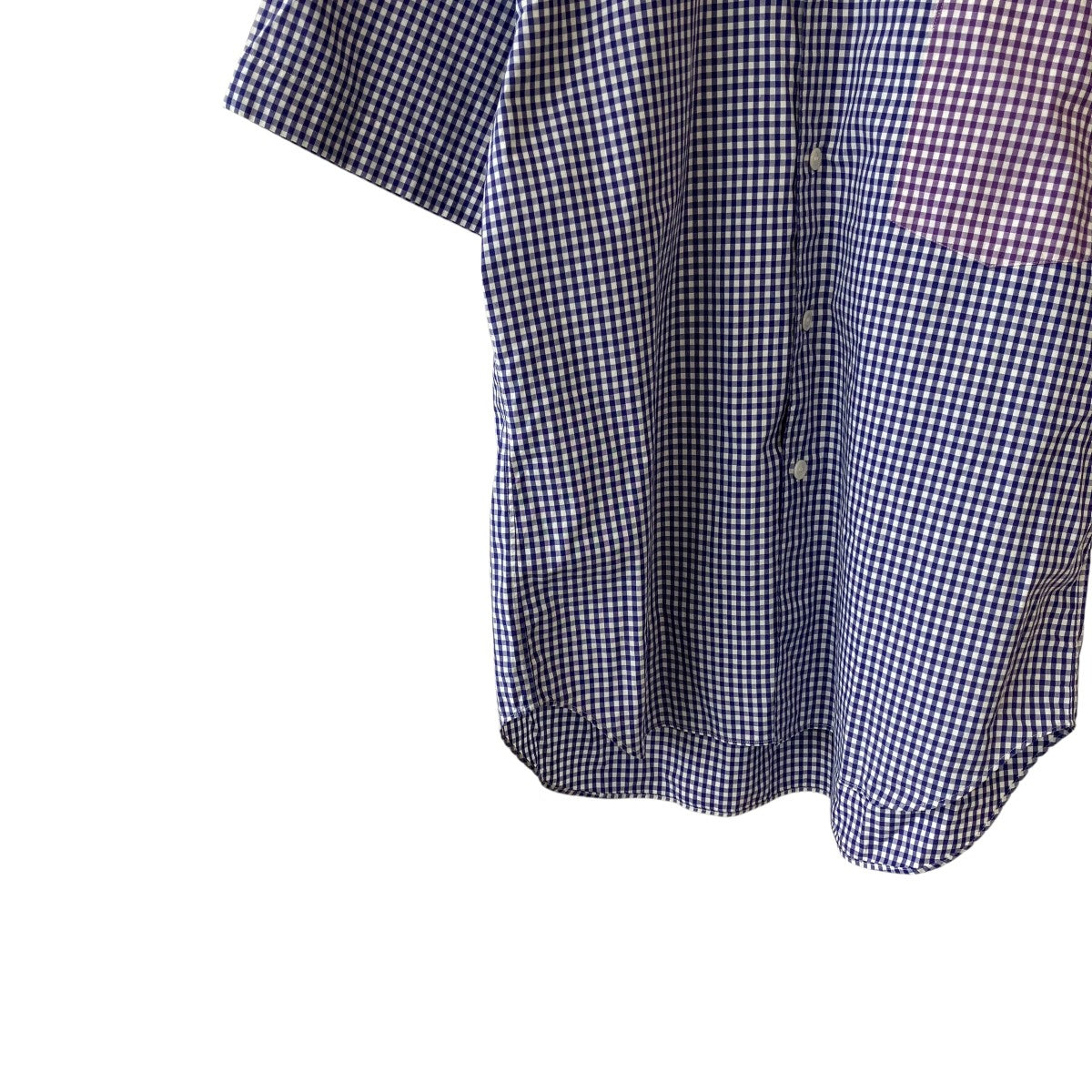 COMME des GARCONS HOMME DEUX チェック半袖シャツDK-B058 古着・中古-4枚目のアイテム画像