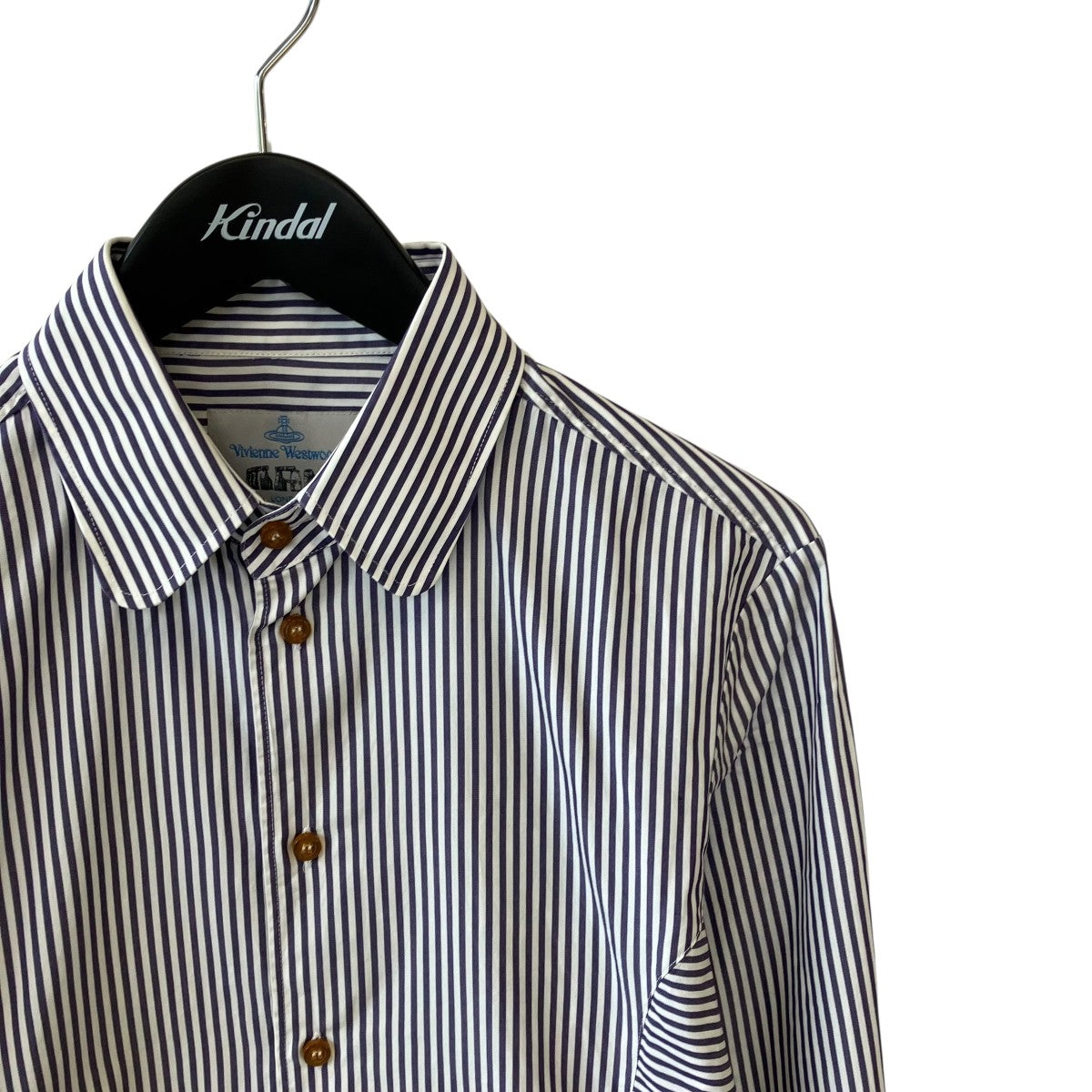 Vivienne Westwood man ストライプ長袖シャツ4447-2027 古着・中古-3枚目のアイテム画像
