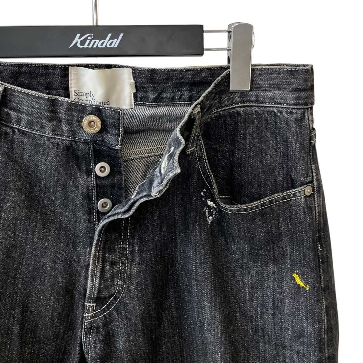 SIMPLY COMPLICATED BF JEANS ATELIER BLACKデニムパンツ25SS3015 古着・中古-3枚目のアイテム画像