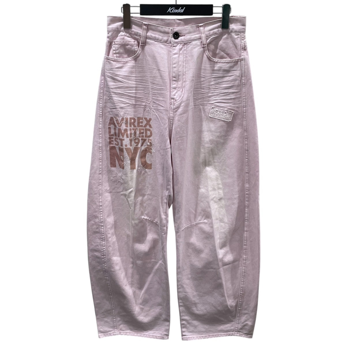 26SS ワッペン バレルレッグ デニムパンツ WAPPEN BARREL LEG DENIM PANTS 783-611601