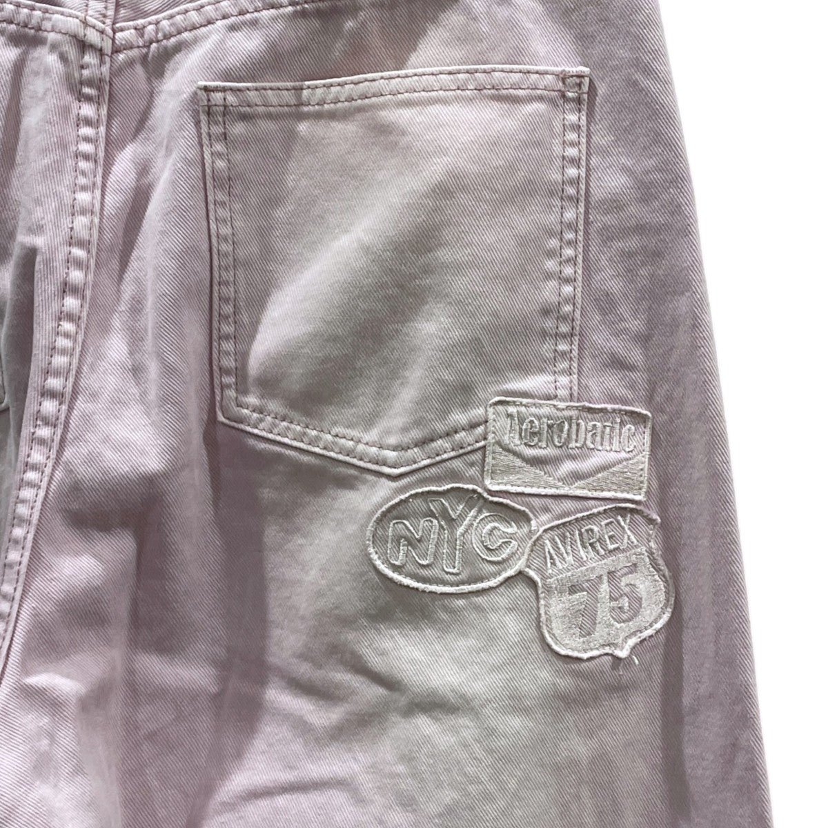 26SS ワッペン バレルレッグ デニムパンツ WAPPEN BARREL LEG DENIM PANTS 783-611601