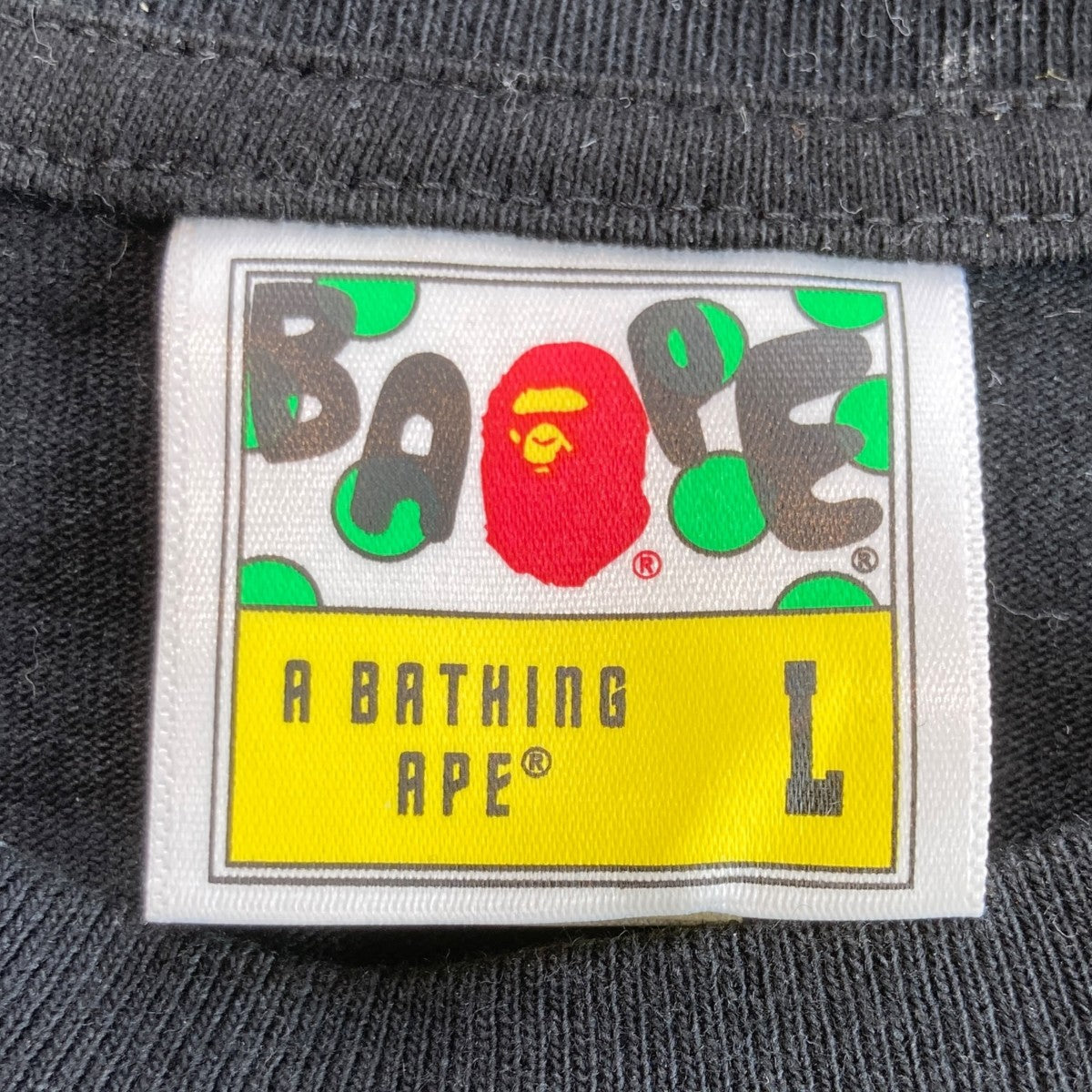 A BATHING APE BABY MILO半袖Tシャツ002TEL221006F 古着・中古-4枚目のアイテム画像