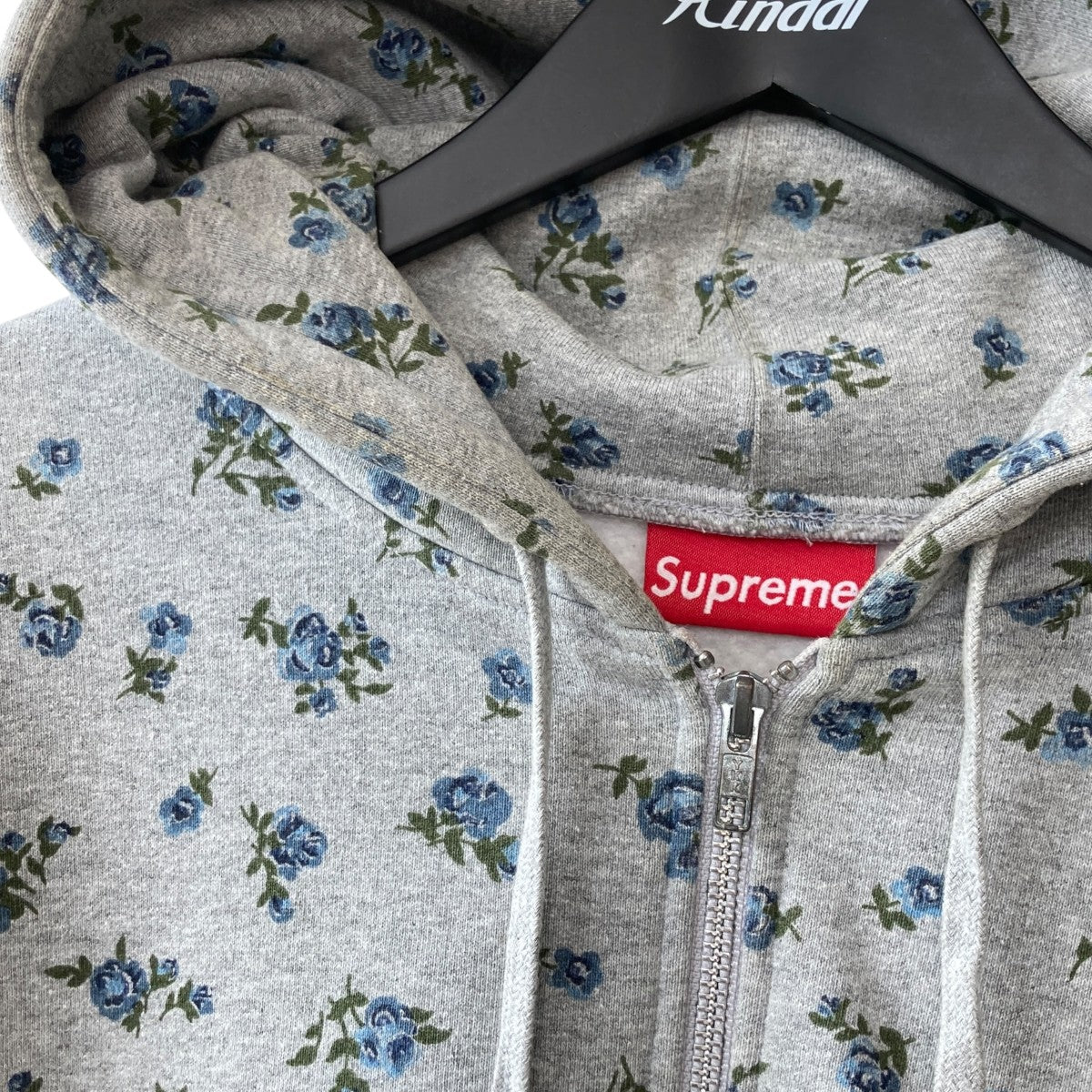 Supreme 23AWSmall Box Zip Up Hoodie flowers花柄ジップパーカー 古着・中古-3枚目のアイテム画像