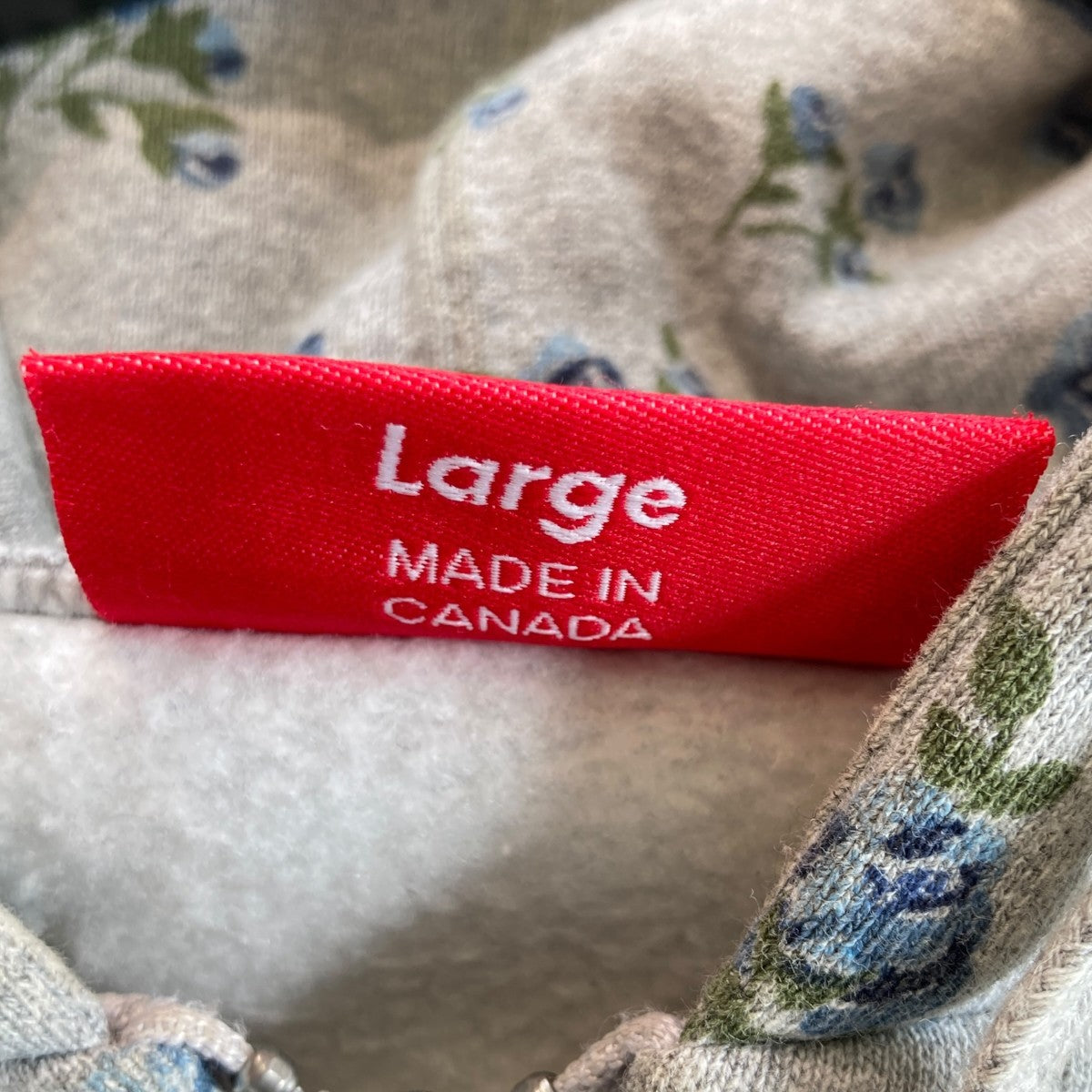 Supreme 23AWSmall Box Zip Up Hoodie flowers花柄ジップパーカー 古着・中古-6枚目のアイテム画像