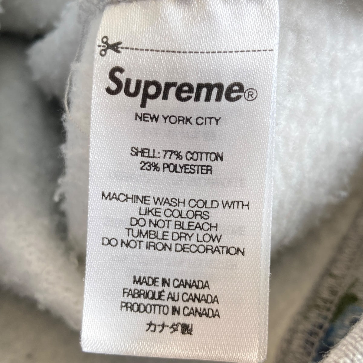 Supreme 23AWSmall Box Zip Up Hoodie flowers花柄ジップパーカー 古着・中古-7枚目のアイテム画像
