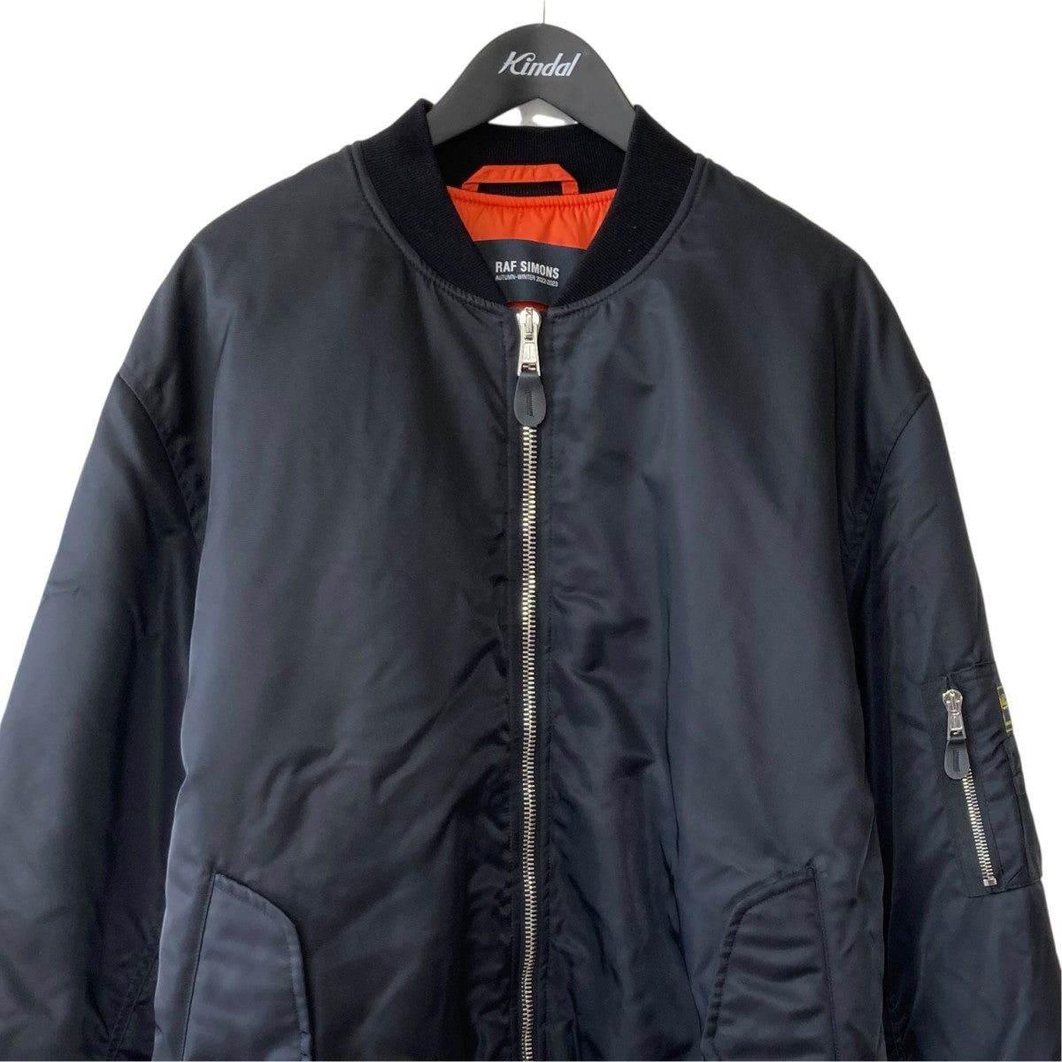 RAF SIMONS Classic bomber Detached printMA-1ジャケット222-M619 古着・中古-2枚目のアイテム画像