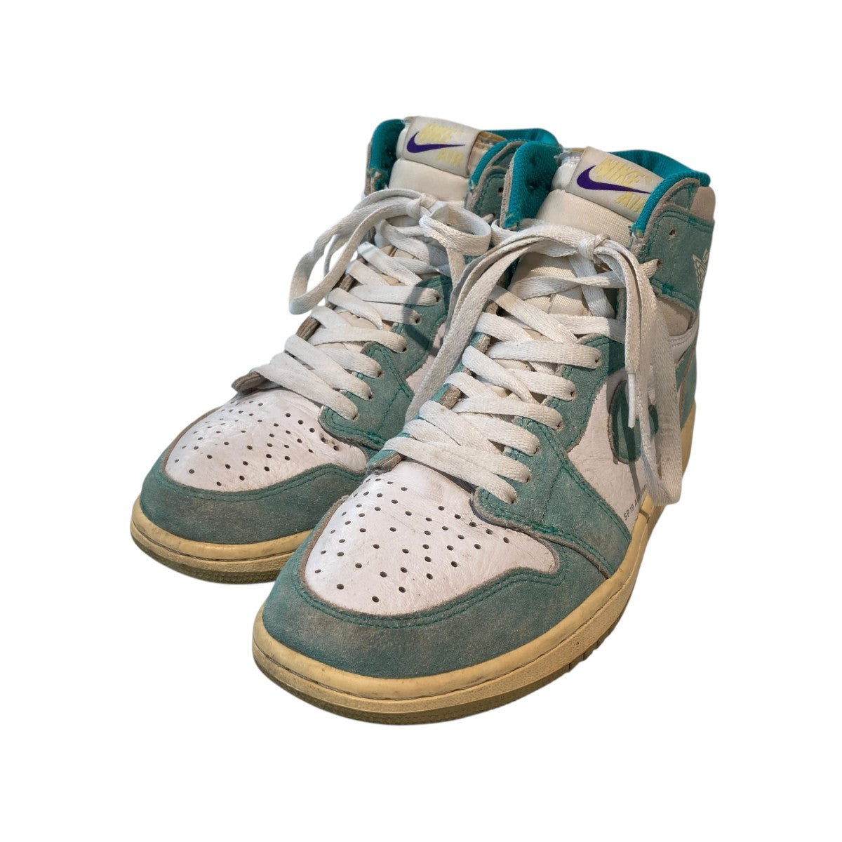 NIKE Air Jordan 1 Retro High OG Turbo Greenスニーカー555088-311 古着・中古-1枚目のアイテム画像