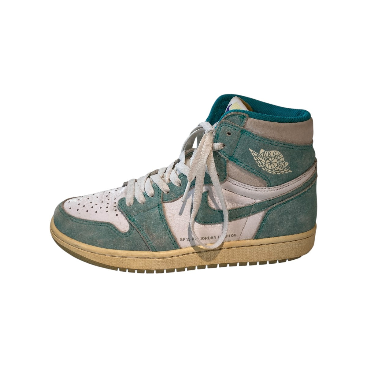 NIKE Air Jordan 1 Retro High OG Turbo Greenスニーカー555088-311 古着・中古-2枚目のアイテム画像