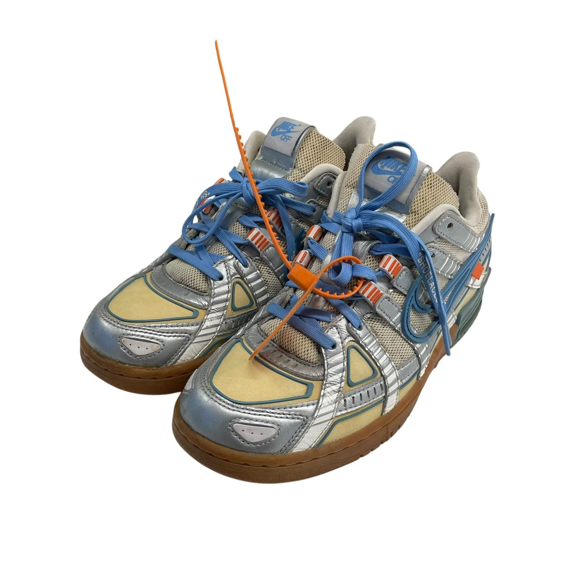 NIKE×OFFWHITE AIR RUBBER DUNKスニーカーCU6015-100 古着・中古-1枚目のアイテム画像