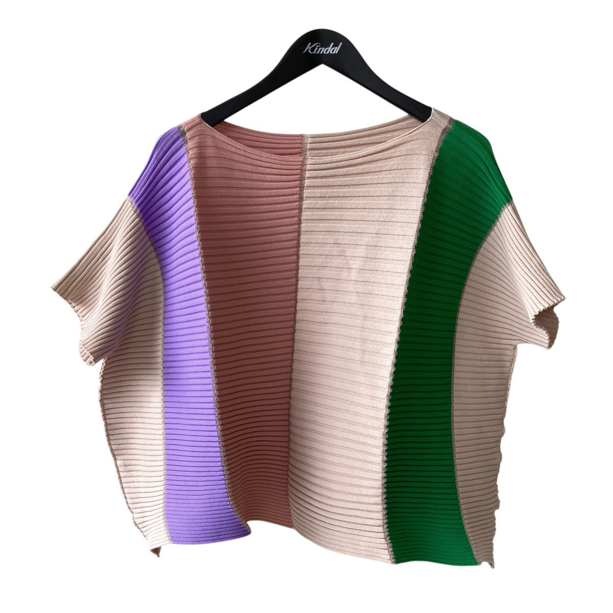 COLUMN KNIT半袖 ニットトップスIM02KN782