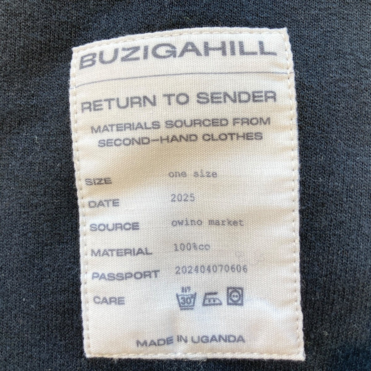 BUZIGAHILL hoodie sleeve scarfフードスカーフ202404070606 古着・中古-5枚目のアイテム画像