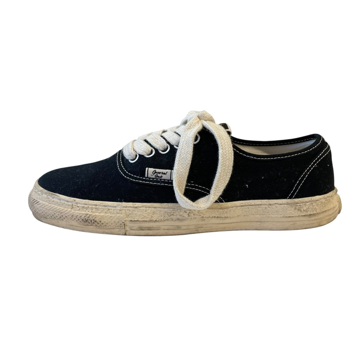 MIHARA YASUHIRO PAST SOLE CANVAS LOW TOP SNEAKERスニーカーS12FW203 古着・中古-2枚目のアイテム画像