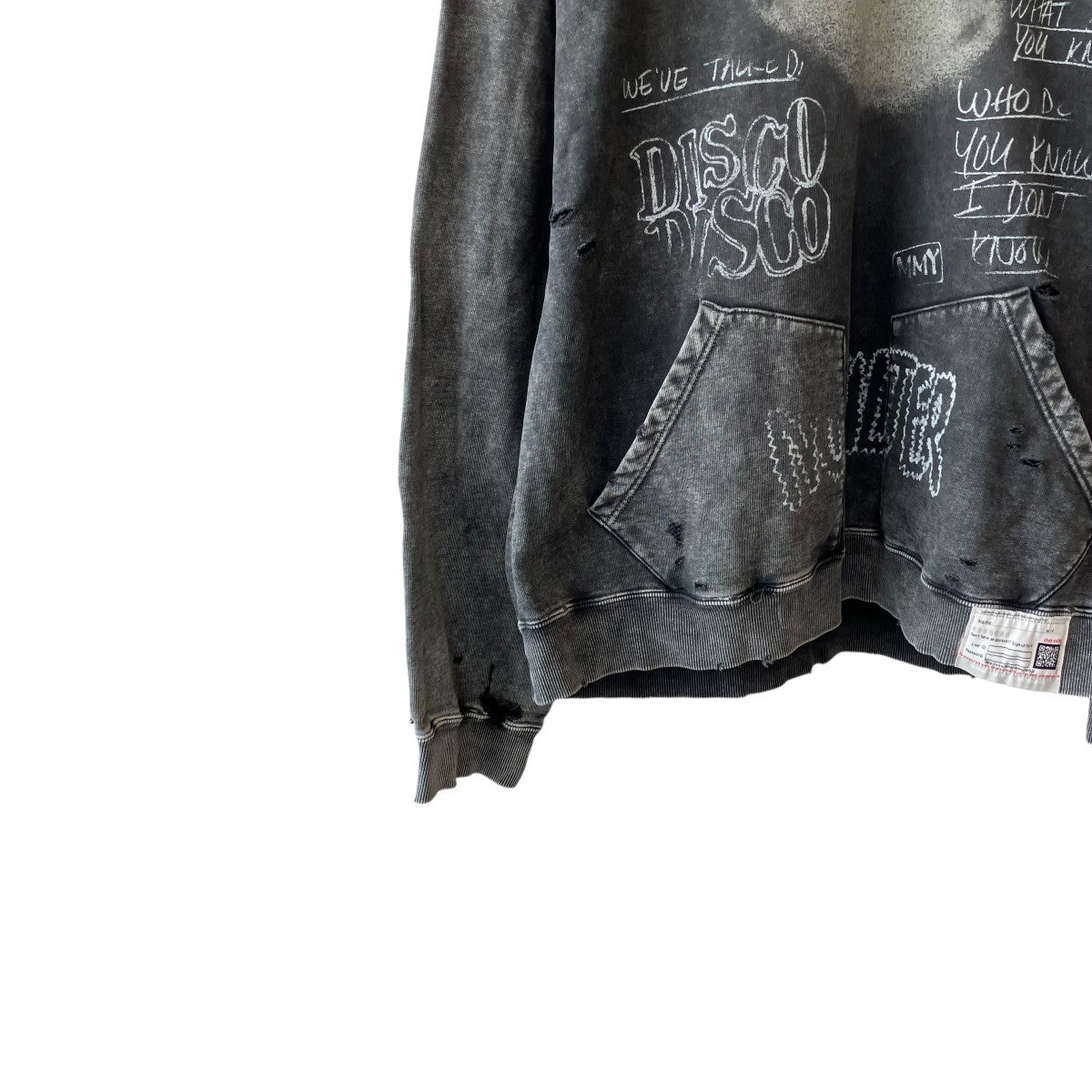 24SSBLEACHED HOODIEパーカーA12HD551