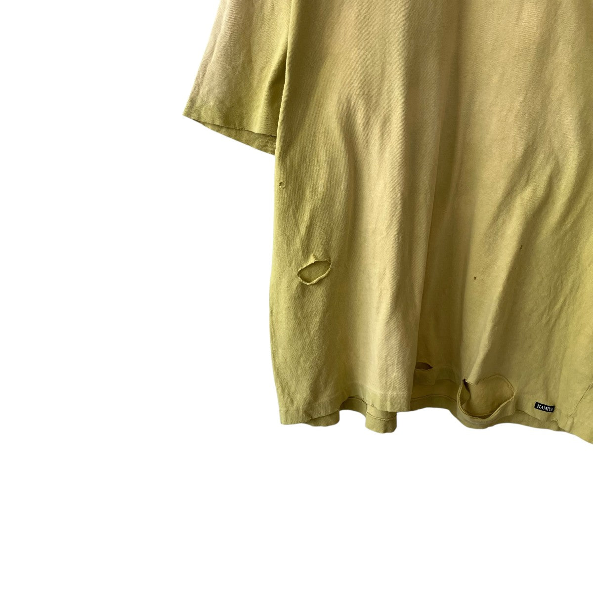 KMY-SNAKE DISTRESSED TEETシャツG14TS080